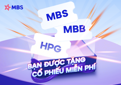 MBS thông báo triển khai Chương trình ưu đãi Nhận cổ phiếu ngay, chơi chứng cực hay