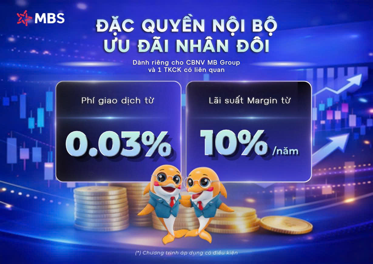 MBS thông báo Gói lãi suất ưu đãi dành cho cán bộ nhân viên MB Group