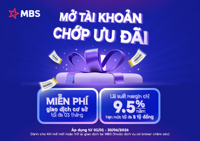 Chính sách ưu đãi dành cho KH mới, KH ngừng giao dịch chứng khoán cơ sở từ 6 tháng trở lên