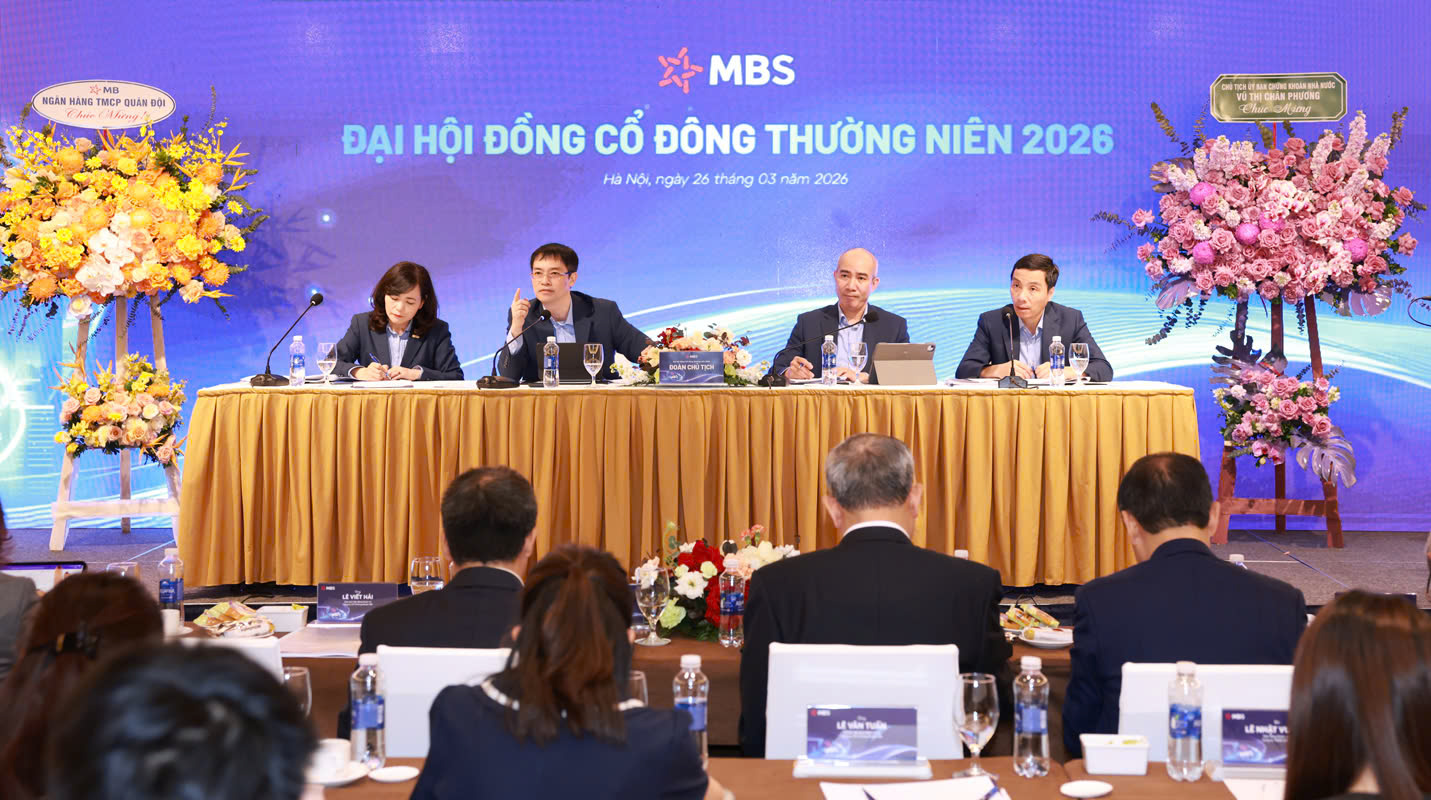 Đại hội đồng cổ đông thường niên 2026 của MBS – dấu mốc tăng trưởng kỷ lục và sẵn sàng cho giai đoạn phát triển mới