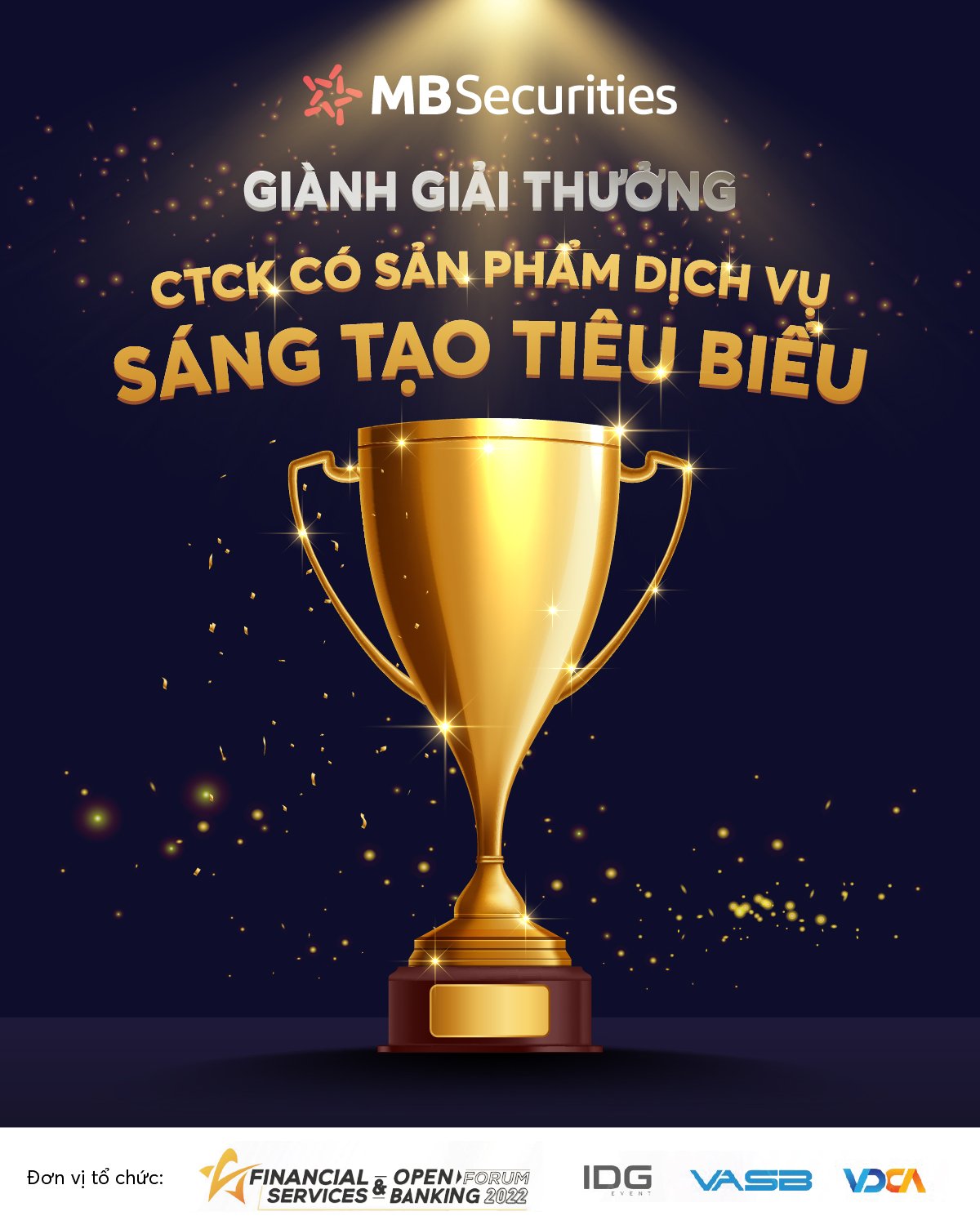 MBS nhận giải thưởng Dịch vụ Tài chính Việt Nam tiêu biểu 2022