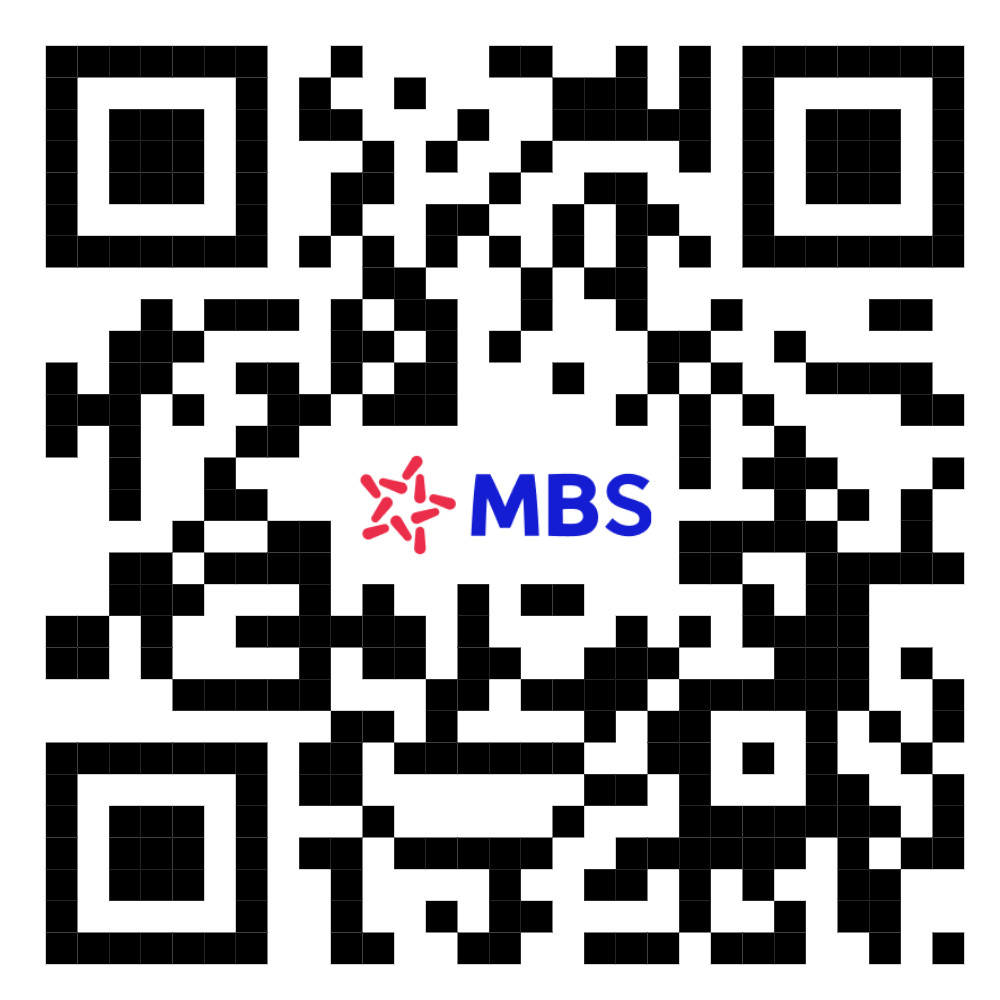 Quét mã QR để tải App MBS